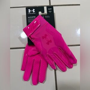 Under Armour F9 Nitro Youth Pink Gloves